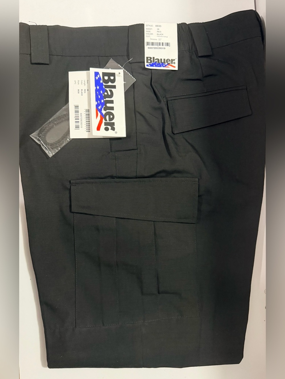 Blauer Men's Black Cargo Utility Pants/ Size38x32